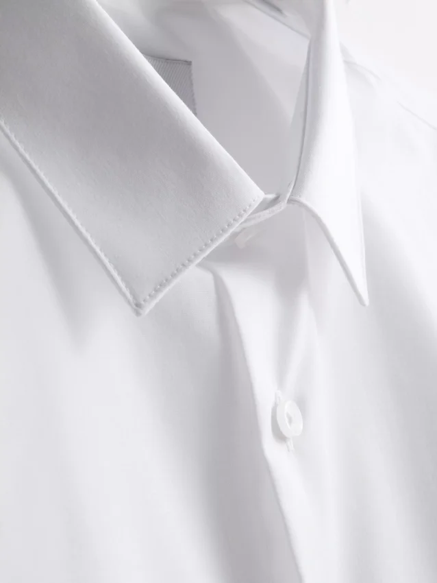 Slim-Fit-Stretch-Hemd mit Knöpfen
