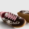 Sneaker mit Gummisohle und Tierprint