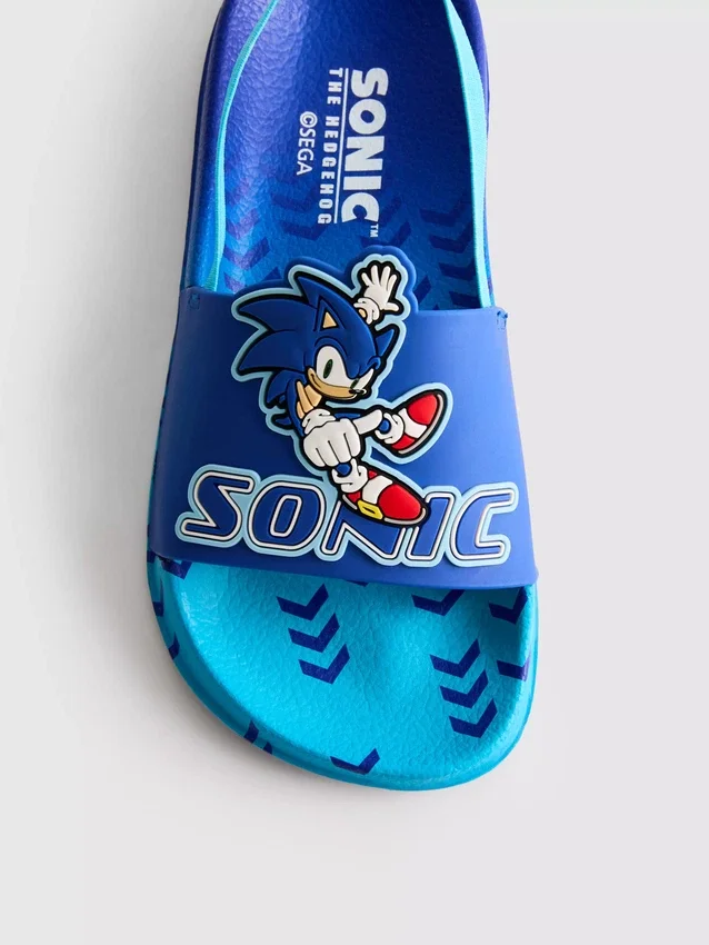 Sonic-the-Hedgehog-Clogs mit Fersenriemen