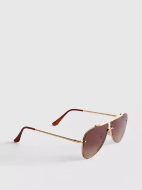 Sonnenbrille im Aviator-Stil aus Metall