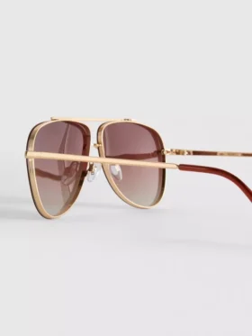 Sonnenbrille im Aviator-Stil aus Metall