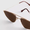 Sonnenbrille im Aviator-Stil mit Metallrahmen