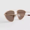 Sonnenbrille im Aviator-Stil mit Metallrahmen