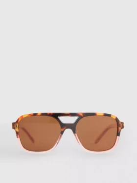 Sonnenbrille im Pilotenstil aus Acryl