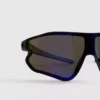 Sonnenbrille im Schild-Design