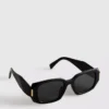 Sonnenbrille mit eckigem Rechteckrahmen