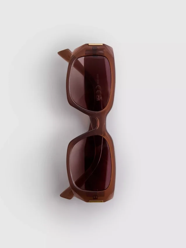 Sonnenbrille mit eckigem Rechteckrahmen
