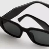 Sonnenbrille mit eckigem Rechteckrahmen