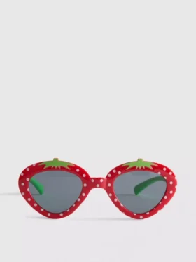Sonnenbrille mit Erdbeer-Rahmen