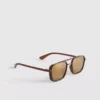 Sonnenbrille mit quadratischem Rahmen