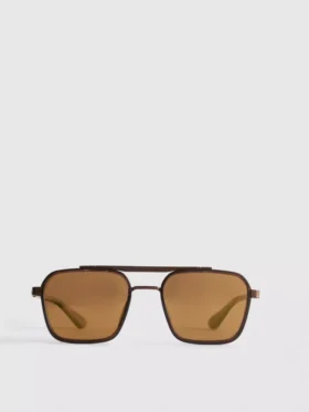 Sonnenbrille mit quadratischem Rahmen