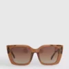 Sonnenbrille mit quadratischem Rahmen
