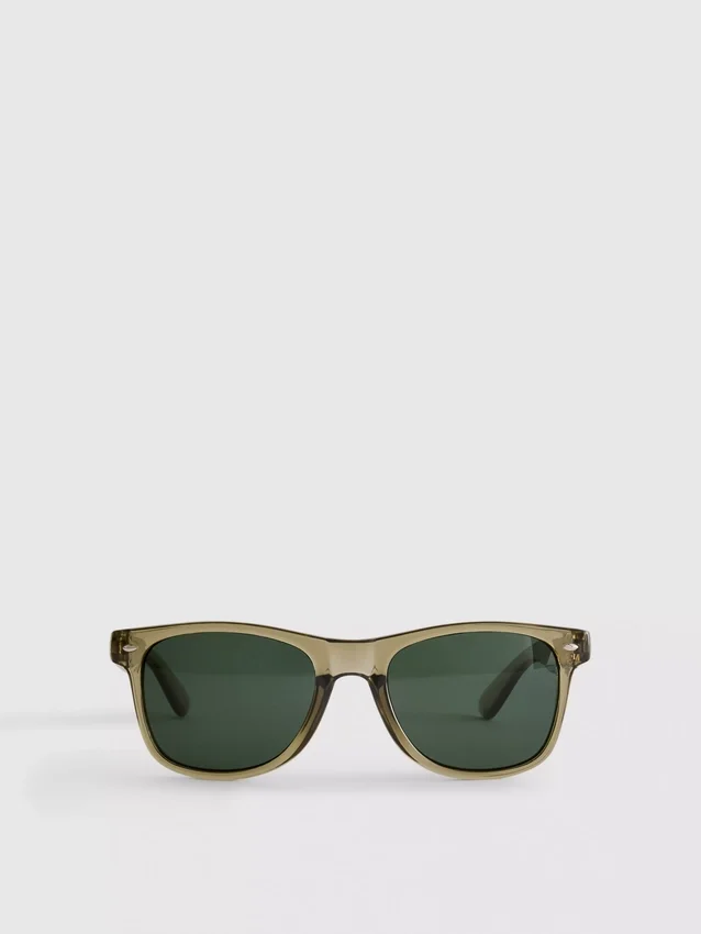 Sonnenbrille mit rechteckigem Rahmen