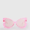 Sonnenbrille mit Schmetterlingsrahmen
