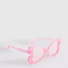 Sonnenbrille mit Schmetterlingsrahmen