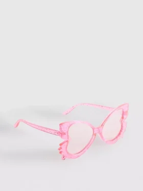 Sonnenbrille mit Schmetterlingsrahmen
