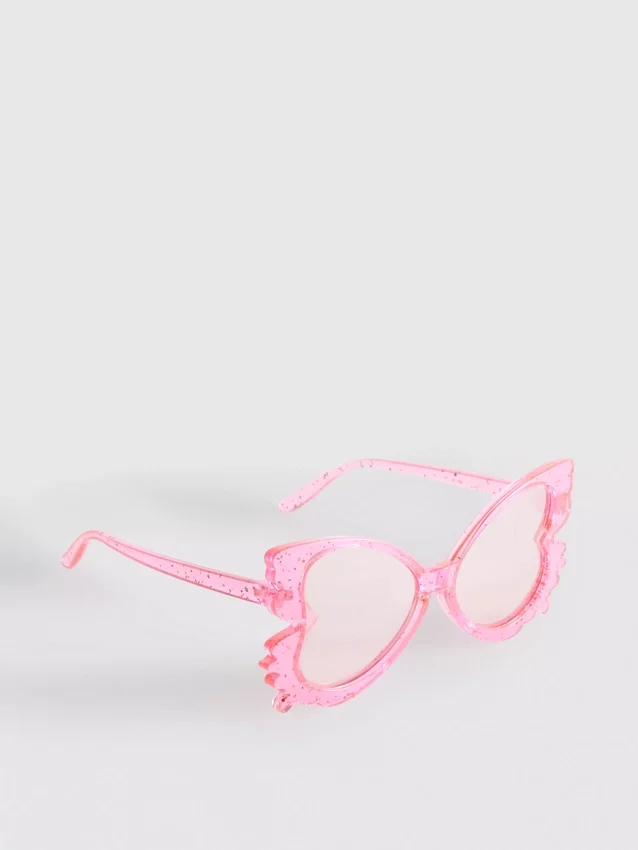 Sonnenbrille mit Schmetterlingsrahmen