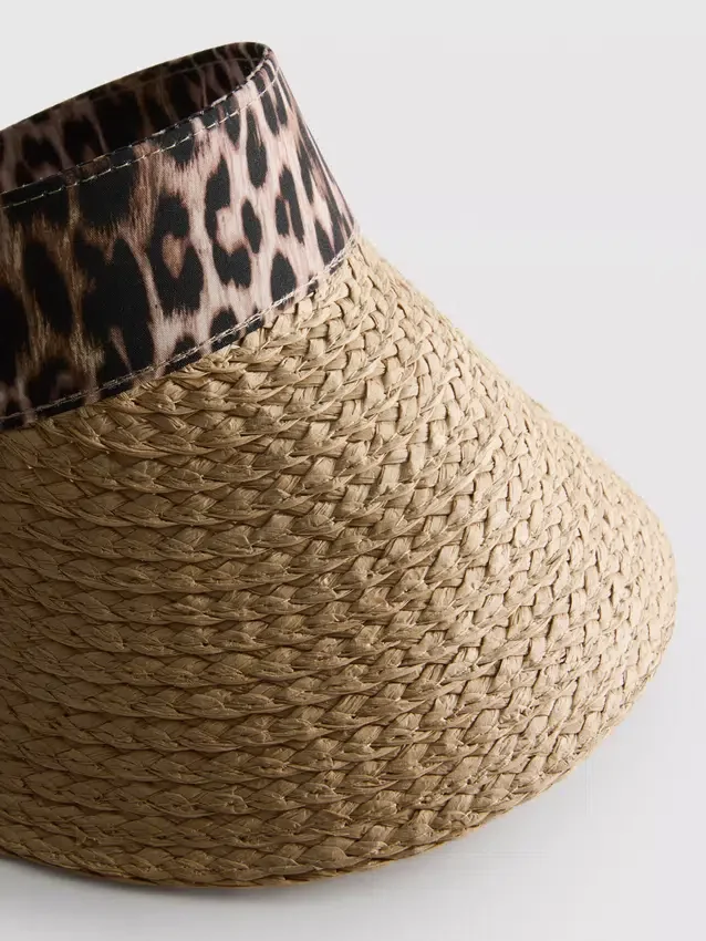 Sonnenvisier mit Tierprint