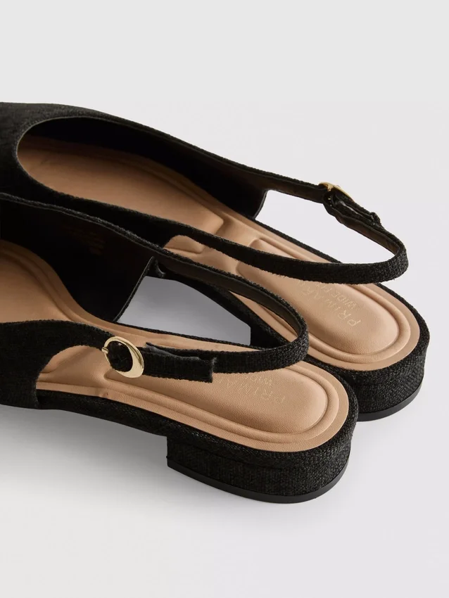 Spitze Slingback-Pantoletten