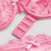 Spitzen-Dessous-Set mit Bügel