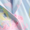 SpongeBob Schwammkopf-Schlafanzug mit grafischem Aufdruck im Boyfriend-Stil