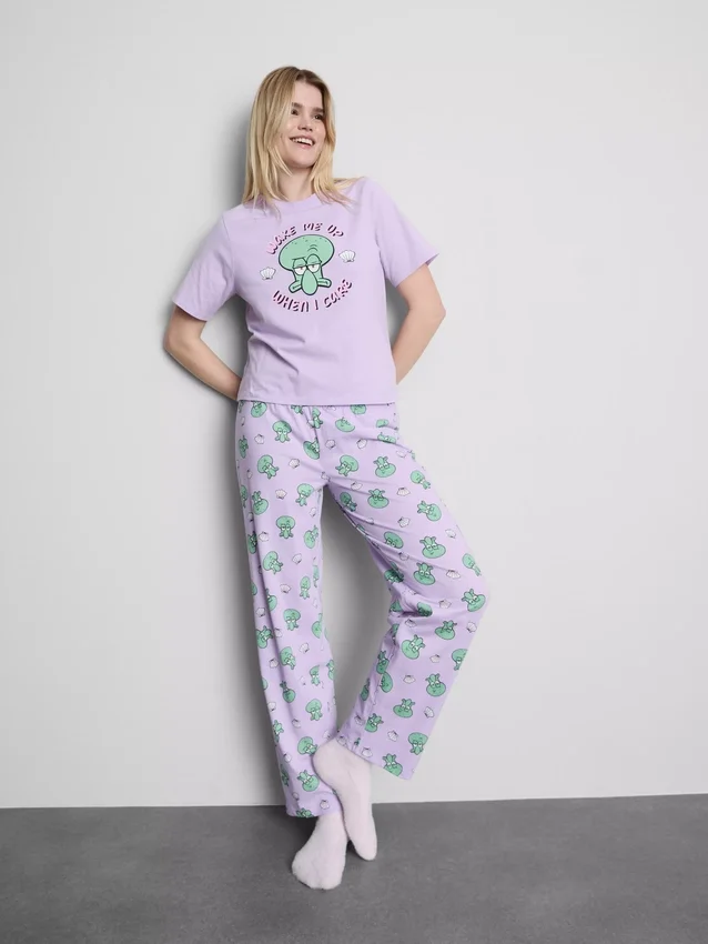 SpongeBob SquarePants-Schlafanzug aus Baumwolle mit Aufdruck