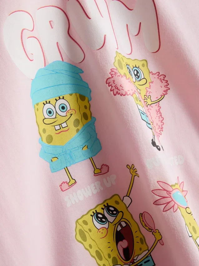 SpongeBob SquarePants-Schlafanzug mit Aufdruck