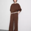 Sportliches Sweatshirt mit Rundhalsausschnitt