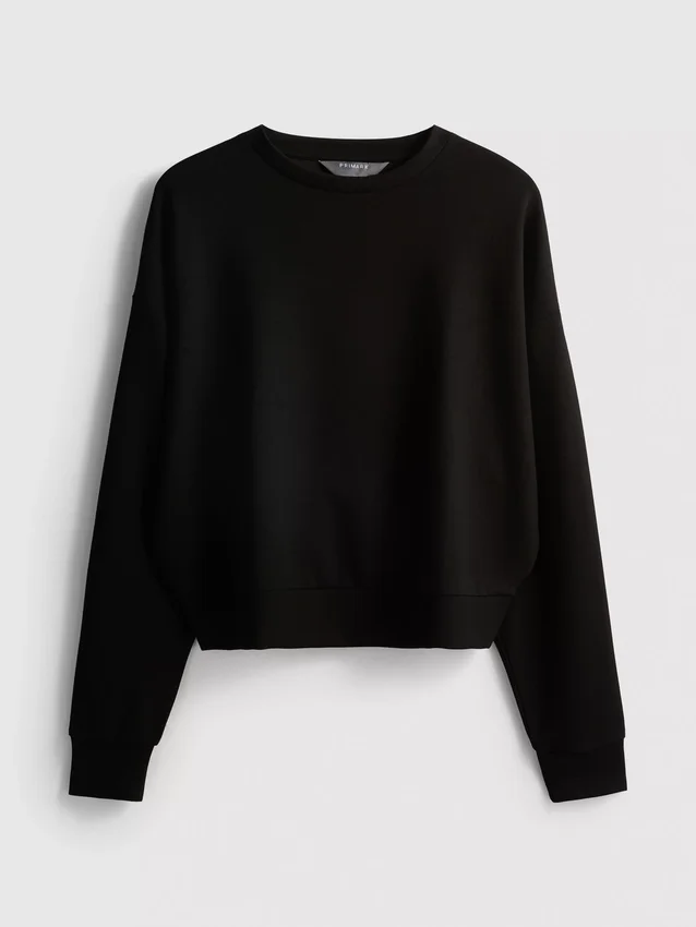 Sportliches Sweatshirt mit Rundhalsausschnitt