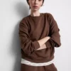Sportliches Sweatshirt mit Rundhalsausschnitt