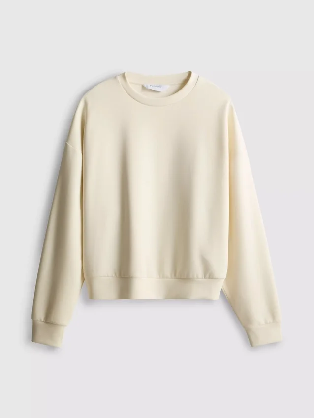 Sportliches Sweatshirt mit Rundhalsausschnitt
