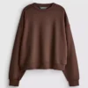 Sportliches Sweatshirt mit Rundhalsausschnitt