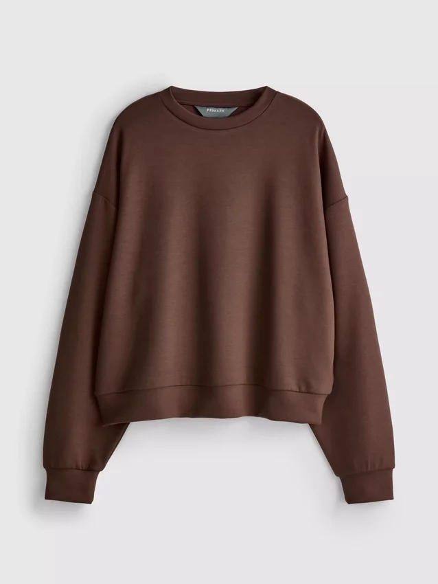 Sportliches Sweatshirt mit Rundhalsausschnitt