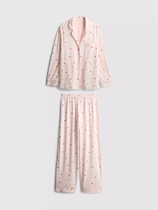 Stacey Solomon Boyfriend-Schlafanzug aus Gingham