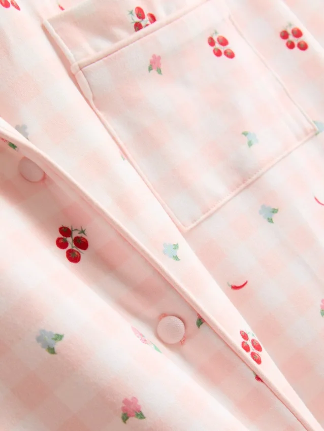 Stacey Solomon Boyfriend-Schlafanzug aus Gingham