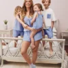 Stacey Solomon Schlafanzug-Shorts aus gewebter Baumwolle