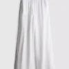 Strandhose aus Baumwolle mit weitem Bein