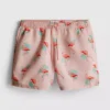 Strandshorts mit Flamingo-Struktur