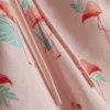 Strandshorts mit Flamingo-Struktur