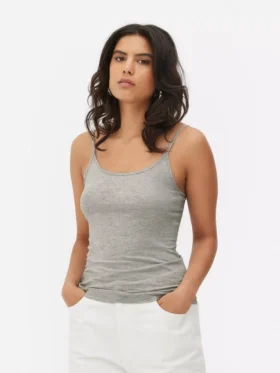 Stretch-Cami mit U-Ausschnitt