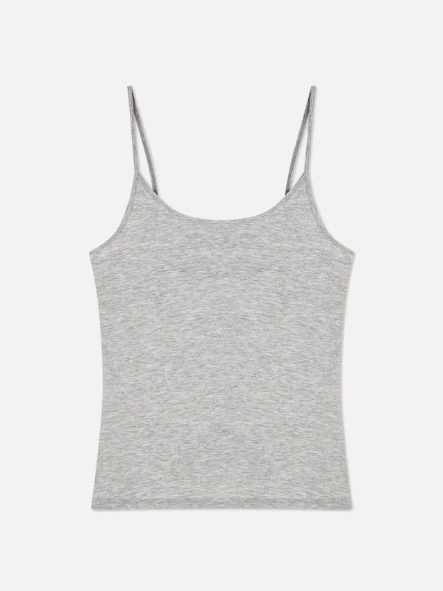 Stretch-Cami mit U-Ausschnitt