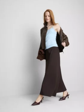 Stretch-Cami-Top mit hohem Baumwollanteil