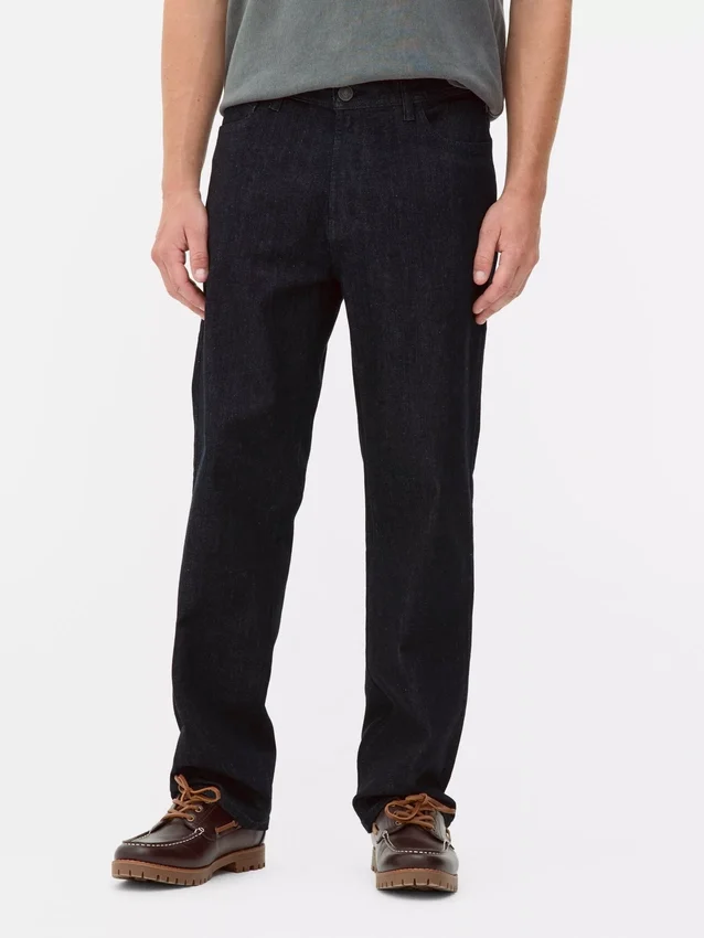 Stretch-Jeans mit geradem Bein