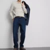 Stretch-Jeans mit geradem Bein