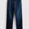 Stretch-Jeans mit geradem Bein