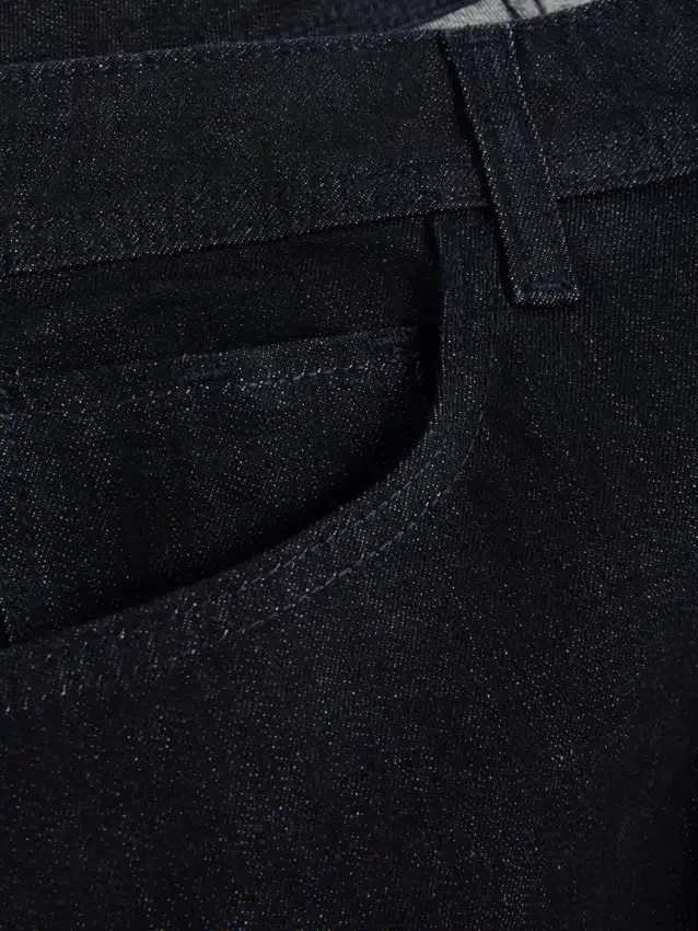 Stretch-Jeans mit geradem Bein