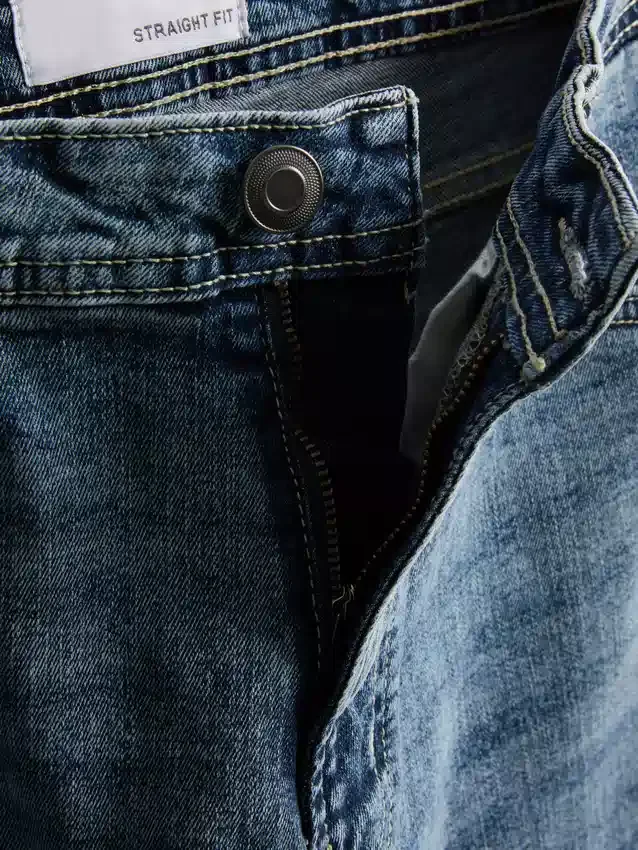 Stretch-Jeans mit geradem Bein