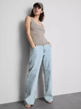 Stretch-Top mit hohem Baumwollanteil