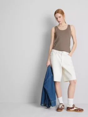 Stretch-Top mit hohem Baumwollanteil