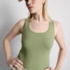 Stretch-Top mit hohem Baumwollanteil